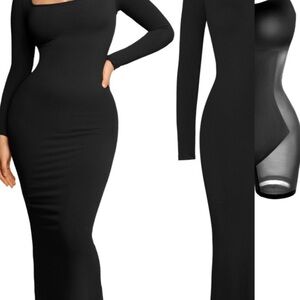 Elegant Black One-Shoulder Dress